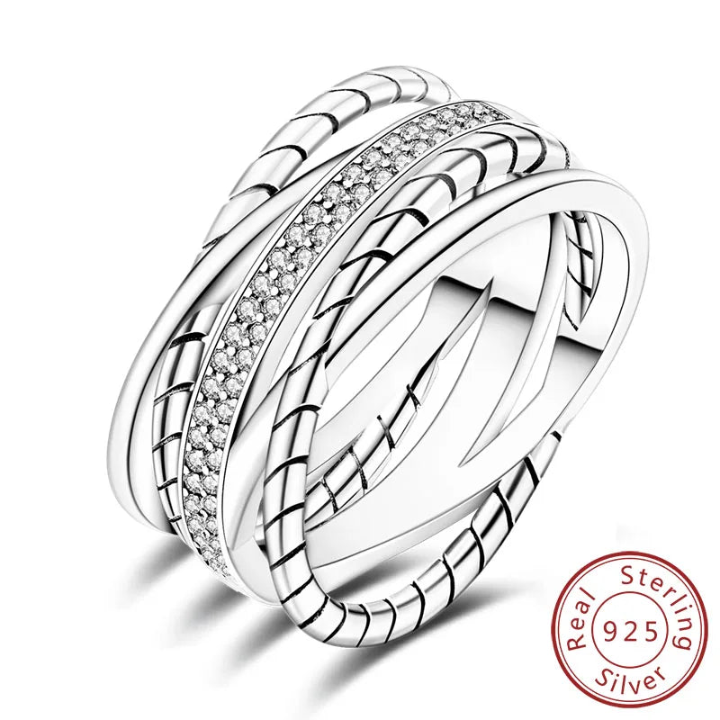 Aseez Aurora™ Sterling Silver Ring