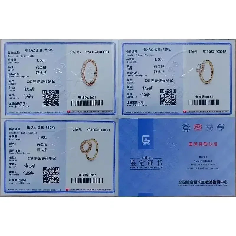 Aseez Aurea™ Gold Crystal Ring