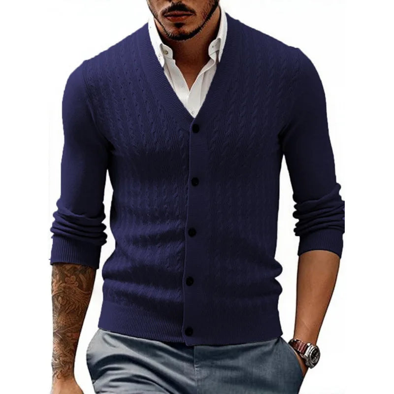 SlimKnit Button-Down Cardigan