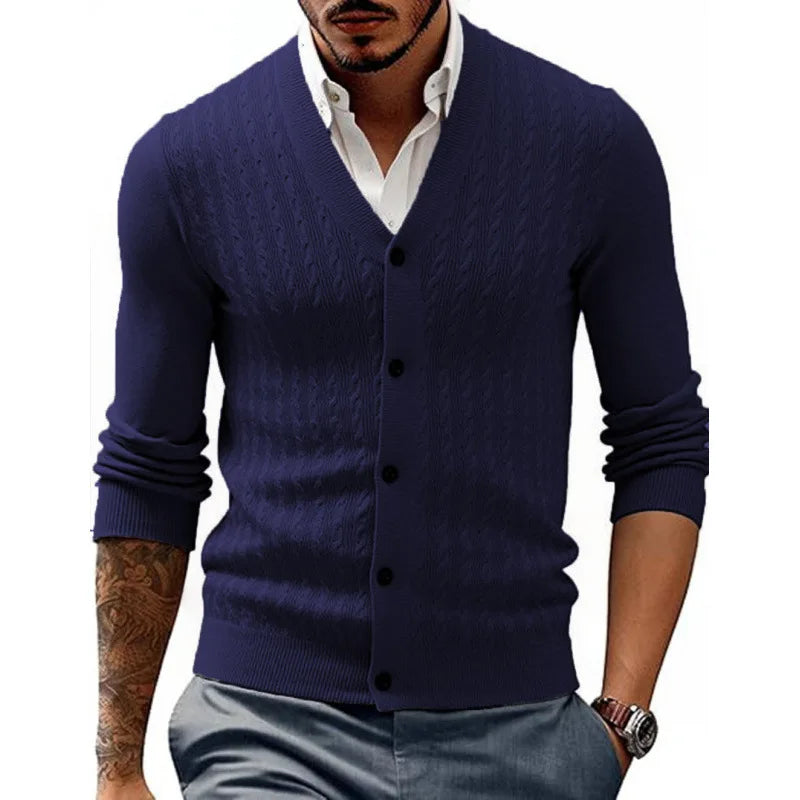 SlimKnit Button-Down Cardigan