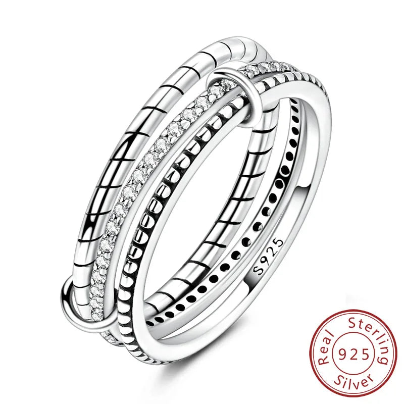 Aseez Aurora™ Sterling Silver Ring