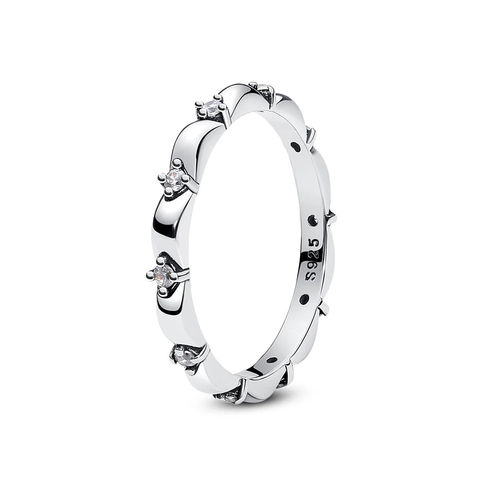 Aseez Lumière™ Square Crystal Ring