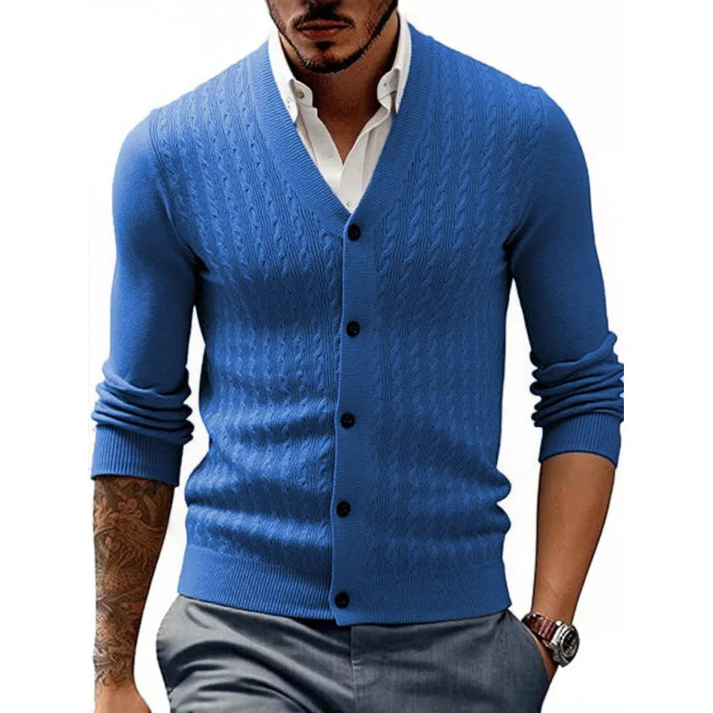 SlimKnit Button-Down Cardigan