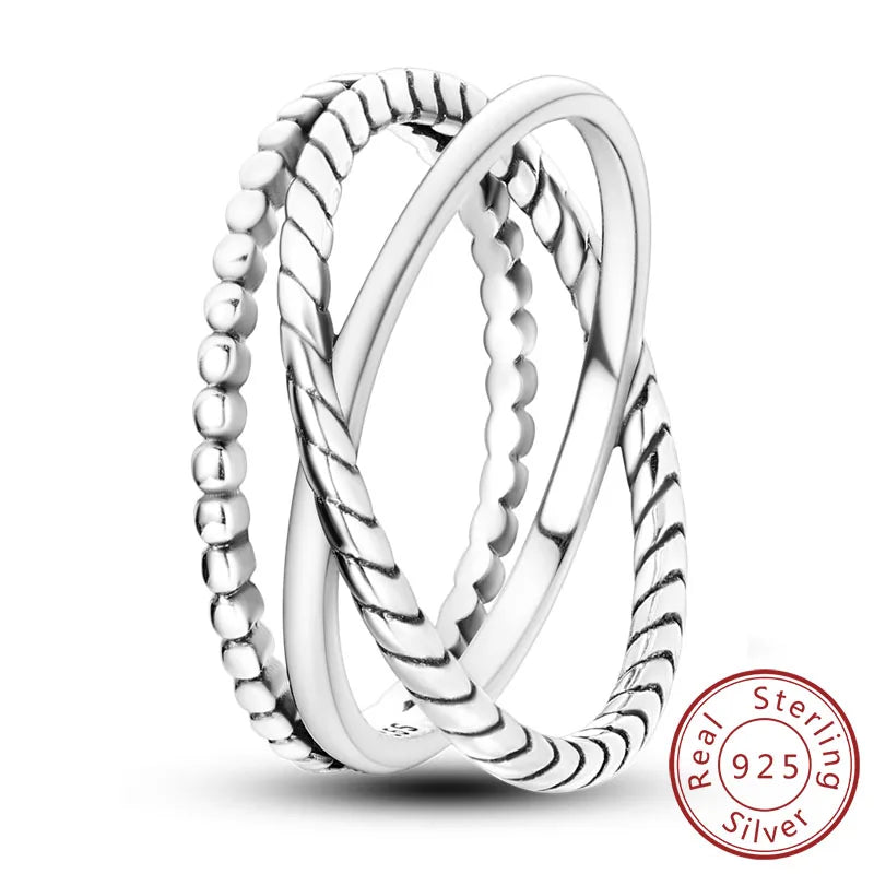 Aseez Aurora™ Sterling Silver Ring