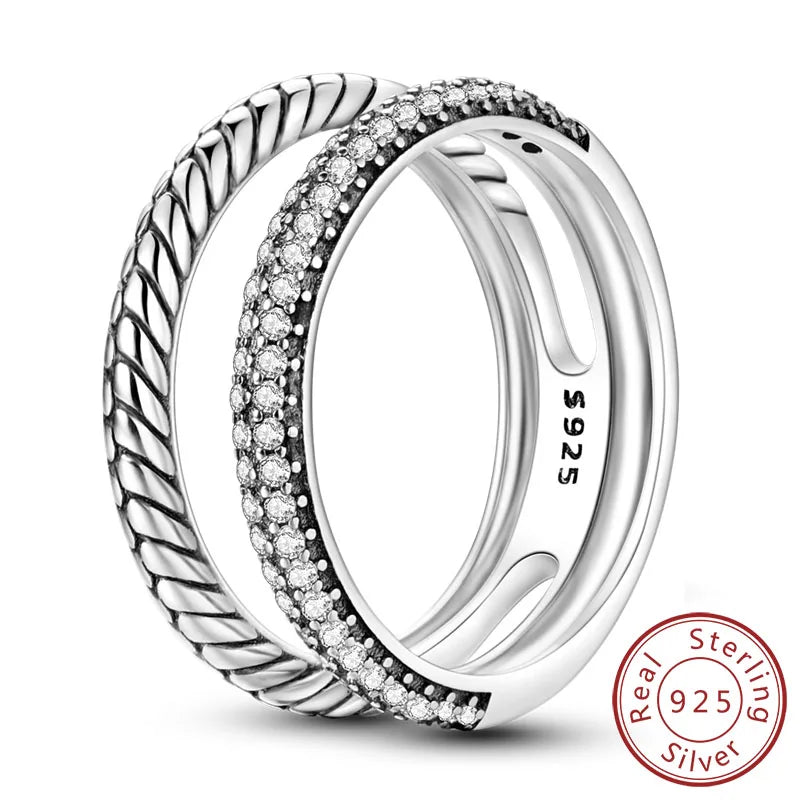 Aseez Aurora™ Sterling Silver Ring