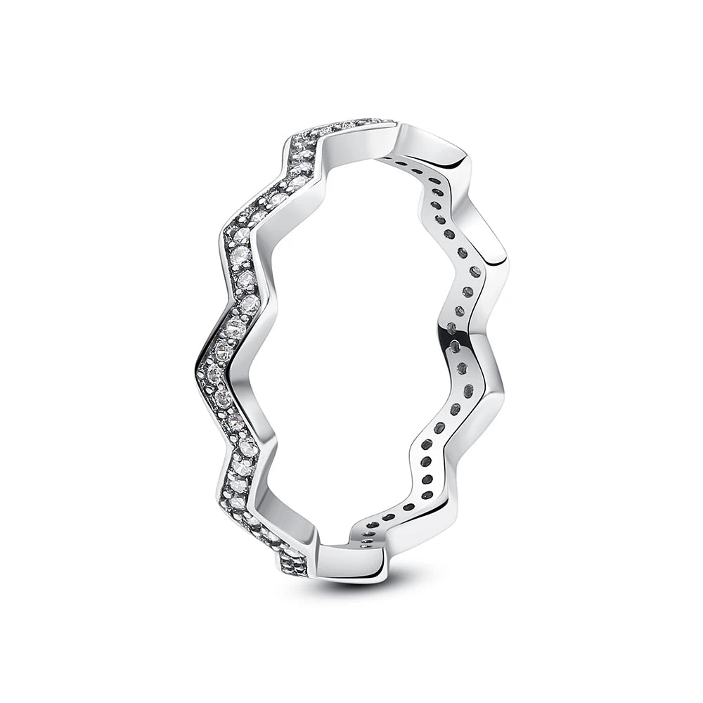 Aseez Lumière™ Square Crystal Ring