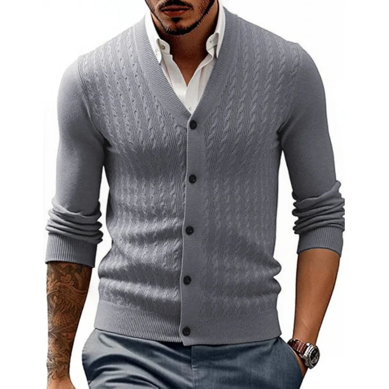 SlimKnit Button-Down Cardigan