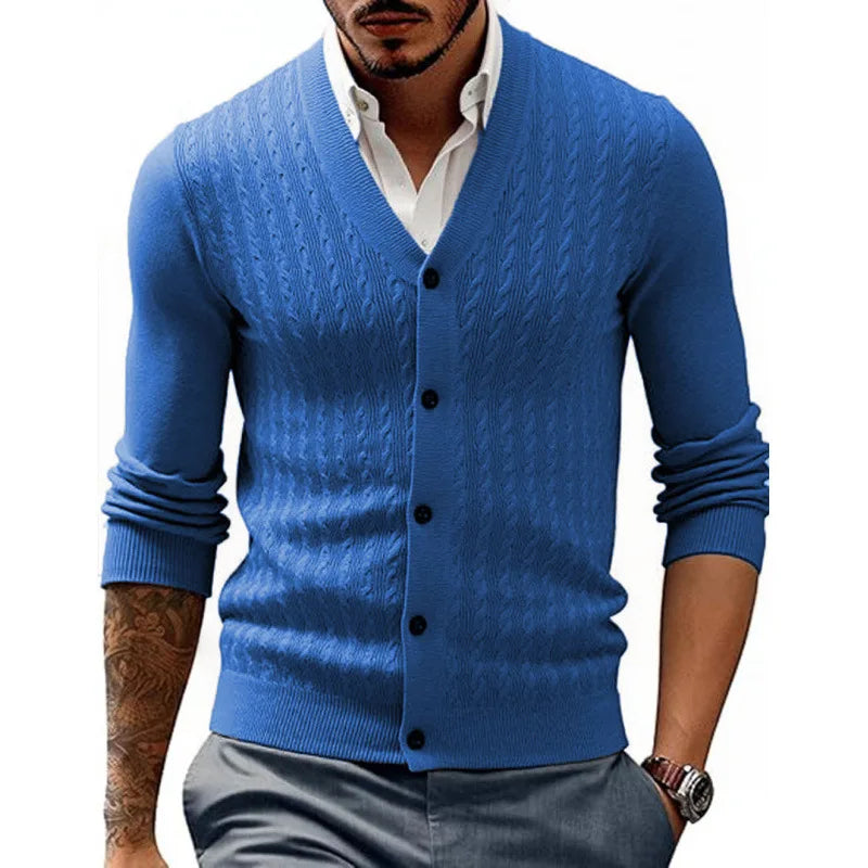 SlimKnit Button-Down Cardigan