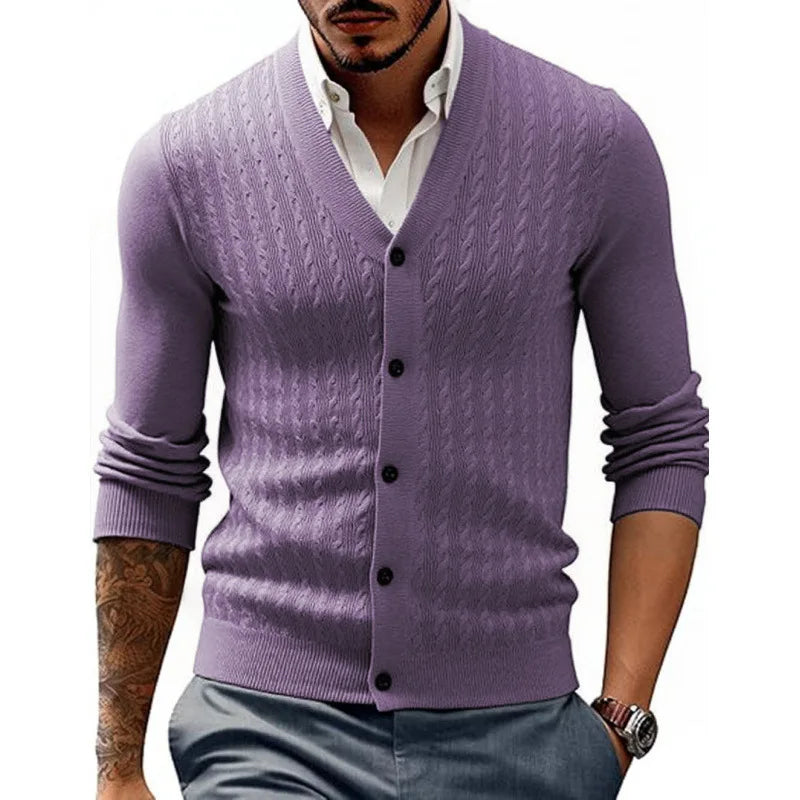 SlimKnit Button-Down Cardigan
