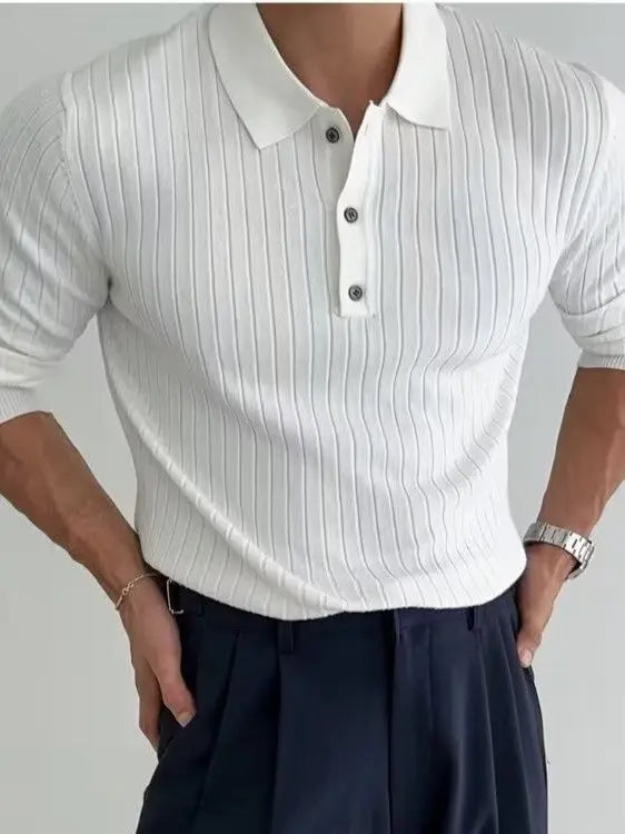 AutumnLux Buttoned Polo