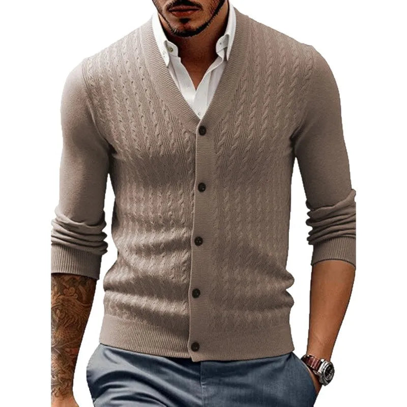 SlimKnit Button-Down Cardigan
