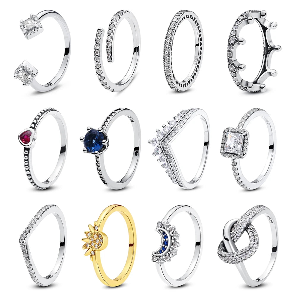 Aseez Lumière™ Square Crystal Ring