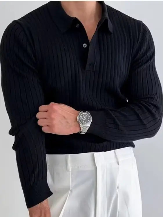 AutumnLux Buttoned Polo