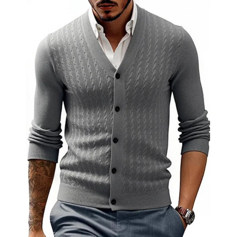 SlimKnit Button-Down Cardigan
